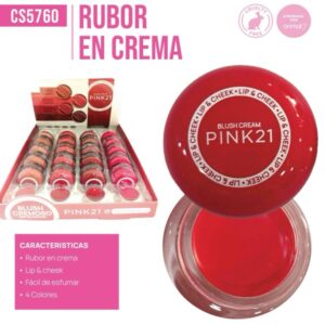 PINK 21 LABIAL/RUBOR BLUSH CREAM x1 CS5760 AL AZAR