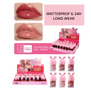 TEI LIPGLOSS OREJITA CONEJO SHINY x1 TEI8175 AL AZAR