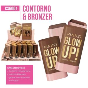 PINK 21 CONTORNO & BRONZER X1 CS6001 AL AZAR