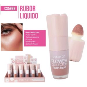 PINK 21 RUBOR LIQUIDO FLOR X1 CS5998 AL AZAR