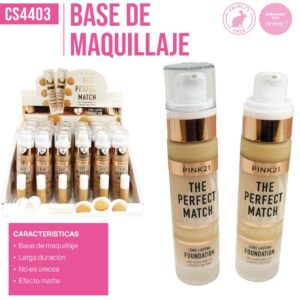 Base efecto matte THE PERFECT MATCH 66110