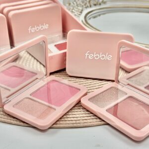 PALETA 1 RUBOR + 1 ILUMINADOR FEBBLE x1 UNI FBF043A