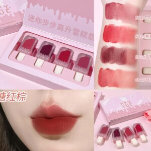 HEYHUE SET 4PCS LABIAL PALETA HELADO XZF-219