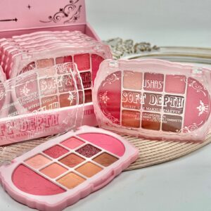 PALETA SOFT DEPTH 9 SOMBRA + 2 RUBOR USHAS x1 UNI UES005-4