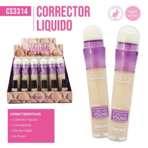 CORRECTOR CON APLICADOR PINK21 CS3314