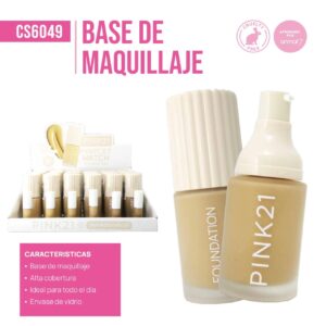 BASE DE MAQUILLAJES PINK21 CS6049/87528