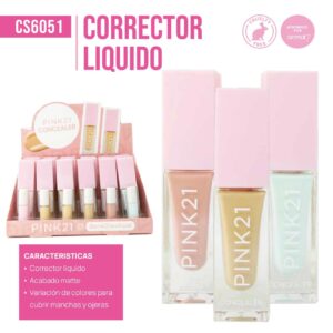 CORRECTOR LIQUIDO PINK21 CS6051/87542