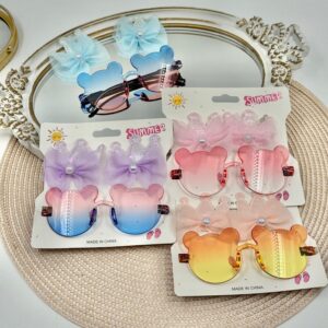 SUMMER HEBILLA MOÑO 2PCS+LENTES X1 C-348