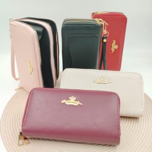 BILLETERA CORONA ClassicFashion 2 CIERRE 19cm x 10cm x 4cm AC-12A