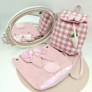 MOCHILA CONEJO CORDON 20cm x 18cm x 10cm AC-3A