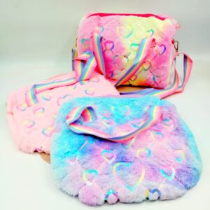 BOLSO PELUDO 1 CIERRE 26cm x 18cm x 13cm AC-41A