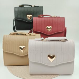 CARTERA CORAZON 1 CIERRE 20cm x 17cm x 8cm AC-75A