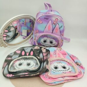 MOCHILA LA BUBU C/ GLITTER 27cm x 23cm x 10cm C-002