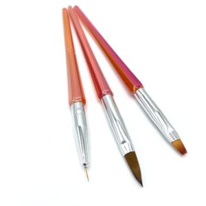 PINCEL P/UÑAS 3PCS x1 COD.25175-B