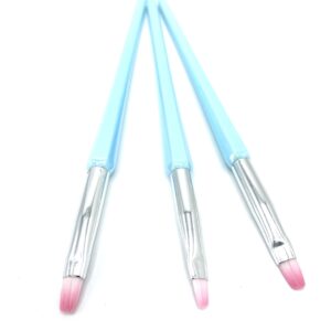 PINCEL P/UÑAS 3PCS x1 COD.25175-A