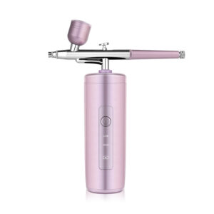 AEROGRAFO COMPRESOR GASTROMENA METALICOAerografo PARA MAQUILLAJE UNAS Y DECORACION USB INALAMBRICO COLOR ROSA 18218