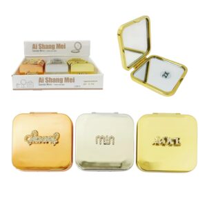 ESPEJITO METALIZADO LETRAS STRASS MY-BA04A3016