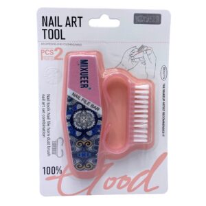 NAIL ART TOOL CEPILLO+LIMA HMGN-85114