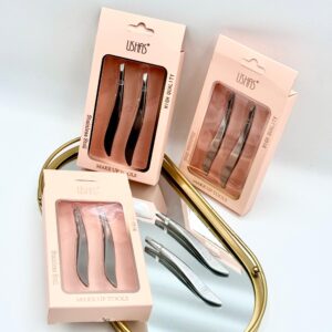 SET PINZAS PLATEADOS X2 USHAS CT271