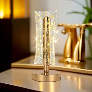 VELADOR LED TACIL DORADO LAMINA ORO 112