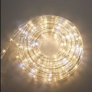 MANGUERA GRUESA TIRA LED 5 METROS CALIDO C/ENCHUFE ×1 AB-15 ( INT.y EXT. )