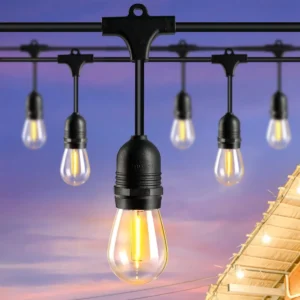 LUZ IMPERMEABLE 5 Metro 10 Bombilla (Calido) AB-2025-15