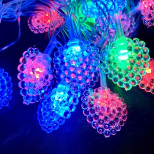 LUCES GUIRNALDA CORAZON 28LED MULTICOLOR C/ENCHUFE ×1 HBAN-63