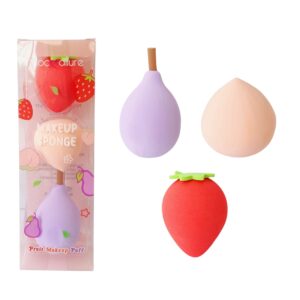 CAJITA ESPONJA 3PCS FRUTILLA X1 FF045