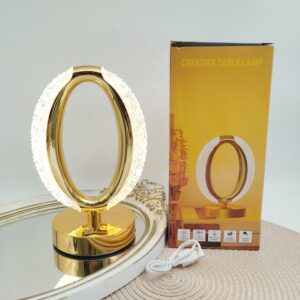 VELADOR TACTIL CRISTAL OVALADO USB SH6015-O