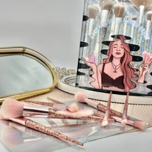 SET BROCHA GLITTER x8 Pcs SWEET SZ-1100