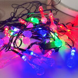 GUIRNALDA GOTAS MULTICOLOR 28LEDS AB-44