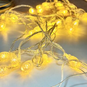 GUIRNALDA PIÑAS LUZ CALIDA 28 LEDS AB-43