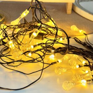 GUIRNALDA GOTAS LUZ CALIDA 28LEDS AB-45