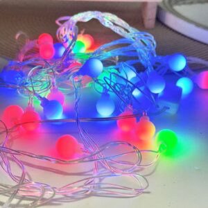 GUIRNALDA BOLITAS MULTICOLOR 28LEDS AB-58