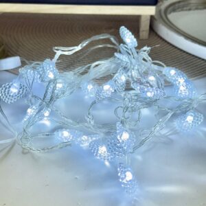 GUIRNALDA CORAZONES LUZ FRIA 28 LEDS AB-65