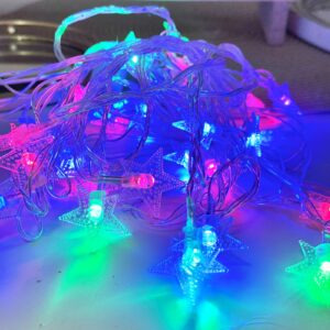 GUIRNALDA ESTRELLAS MULTICOLOR 28LEDS AB-66