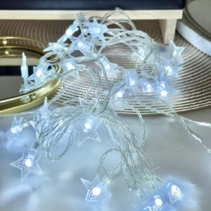 GUIRNALDA ESTRELLAS LUZ FRIA 28 LEDS AB-68