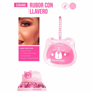 PINK 21 RUBOR EN CREMA C/ LLAVERO CS6405