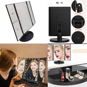 SUPER BRIHGT ESPEJO C/ LUZ PLEGABLE RB0027