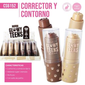 PINK 21 CONTORNO & CORRECTOR EN BARRA CS6152