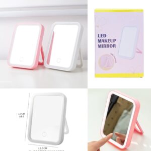 ESPEJO DE MESA CUADRADO C/ LED MYE5-0005