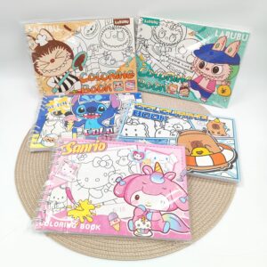 CUADERNO A5 p/colorear XZF-1005 A5-2711/2/3/4