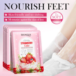 MASCARILLA EXFOLIANTE Y SUAVIZANTE PARA PIES CON FRUTILLA 40ML/PAIR 26744