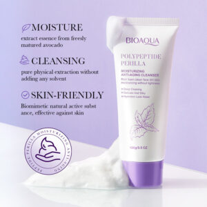 LIMPIADOR FACIAL HIDRATANTE ANTIENVEJECIMIENTO CON PEPTIDOS DE PERILLA 100G 37305