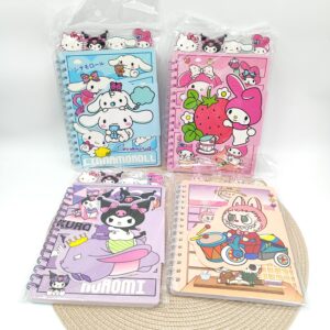 CUADERNO ESPIRAL A5 c/division velcro personaje XZF-1001-1/2/3/4 866-3/5/9 VS02000