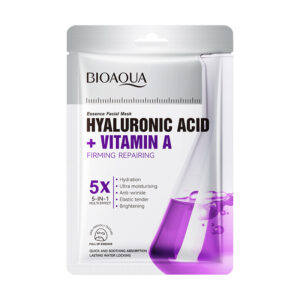 MASCARILLA FACIAL ÁCIDO HIALURÓNICO Y VITAMINA A REAFIRMANTE Y REPARADORA 25G 42316