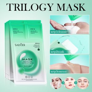 MASCARILLA TRATAMIENTO 3 PASOS ANTIACNÉ CON ÁCIDO SALICÍLICO 0.8 ML + 0.8 G + 25 G 06950