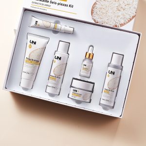 KIT RITUAL FACIAL DE PULPA DE ARROZ DE 6 PIEZAS 27581