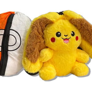 PELUCHE PIKACHU CON CIERRE 20CM