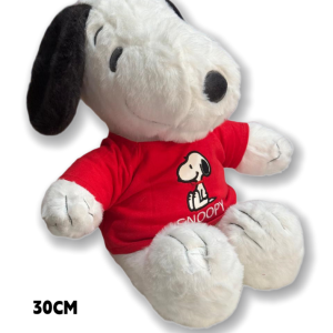 PELUCHE SNOOPY CON REMERA ROJA 30CM